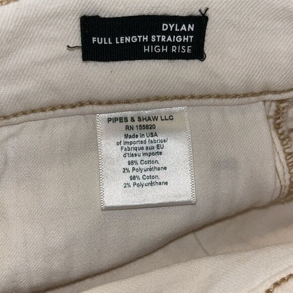 VERONICA BEARD Dylan high-rise straight-leg jeans Size 31 NWT - Picture 9 of 10